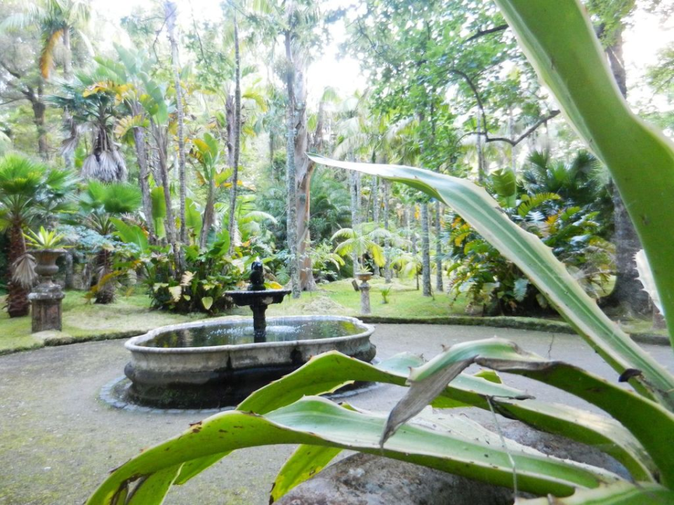 Fountains in the green ...